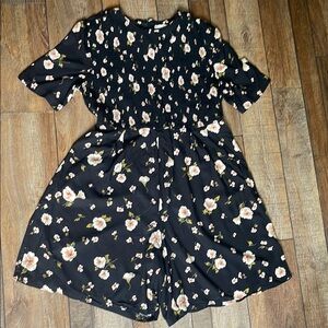 Vintage Floral Romper